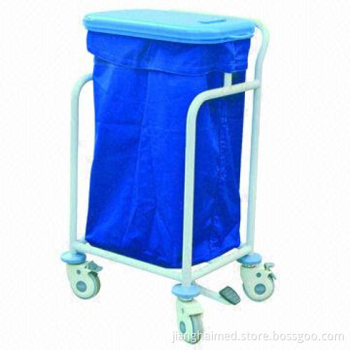 Trolley for waste (one tube), CE and ISO 9000 certified, made of ABS plastic